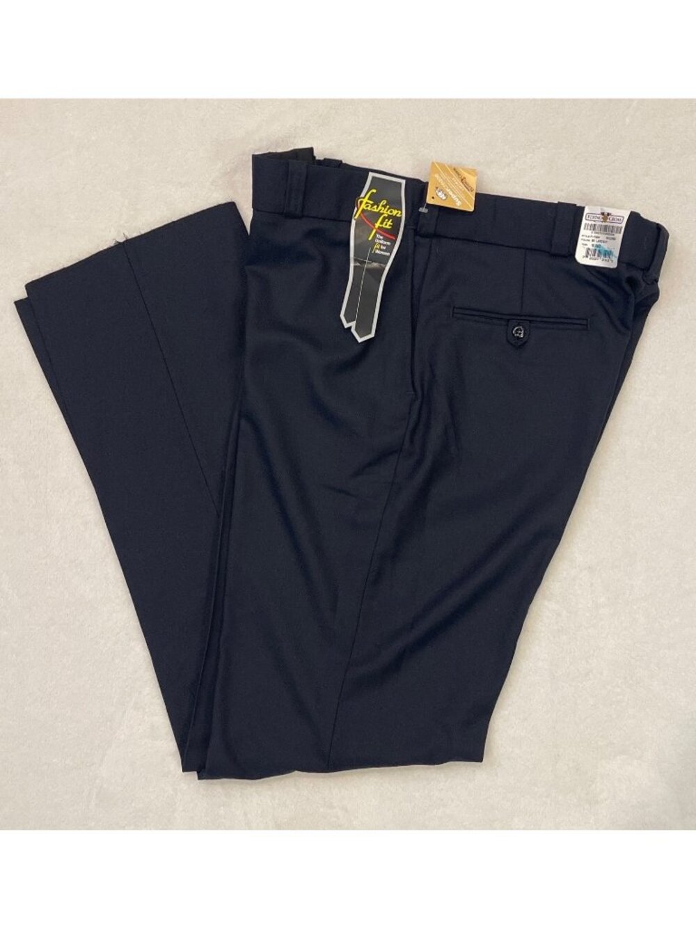 NWT Flying Cross Justice Poly/Wool Pants Womens Sz 18 Unhemmed LAPD Navy 47280W - Picture 2 of 6